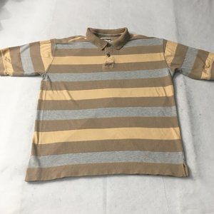 #90 Review by Baxter Polo Shirt Men's Size L Short Sleeve 100% Cotton Collared